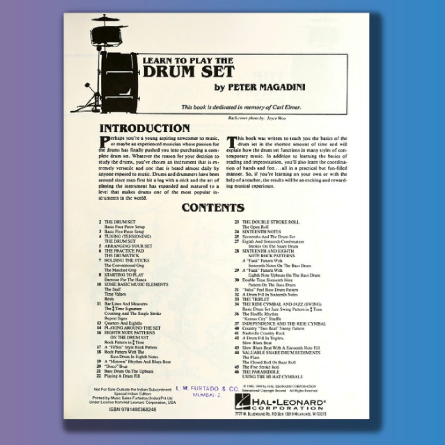 Learn to play the Drumset - 1 with CD - Peter Magadini