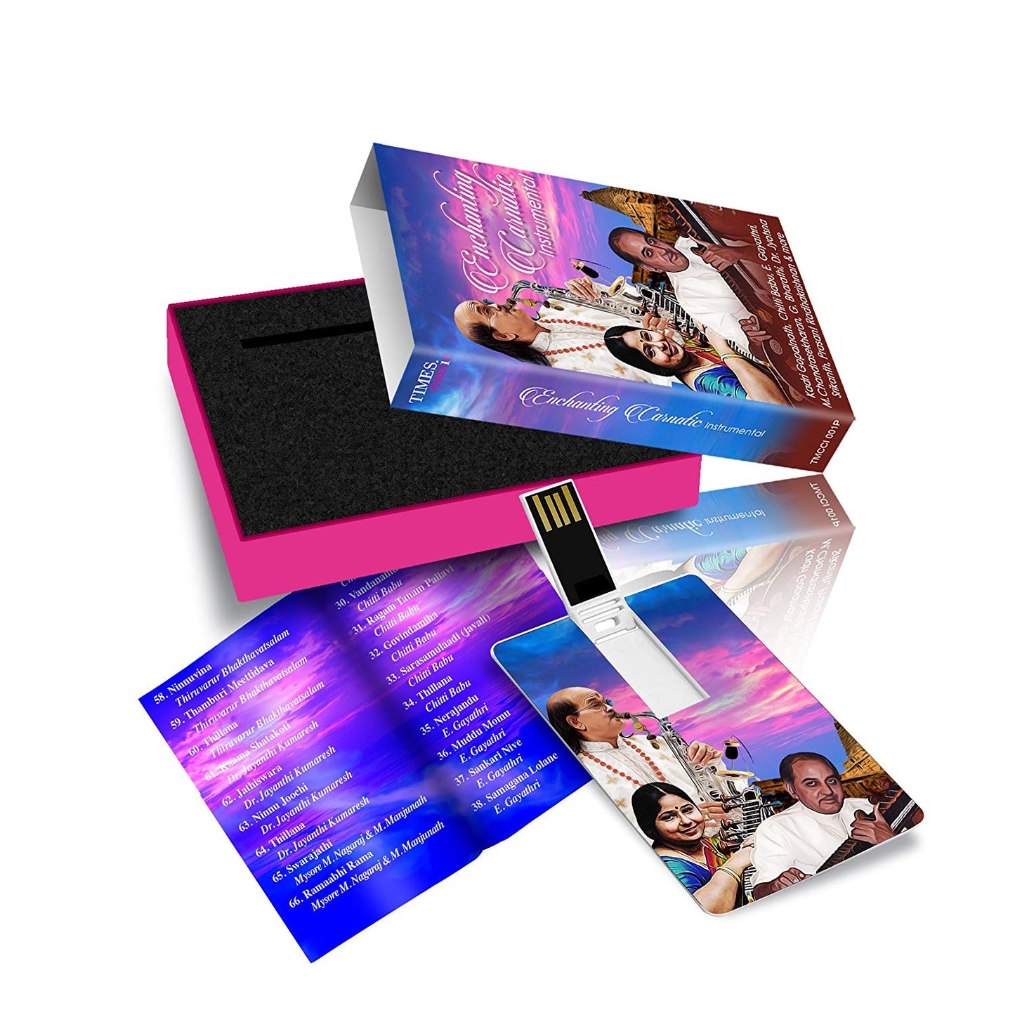 Enchanting carnatic instrumental - Music Card