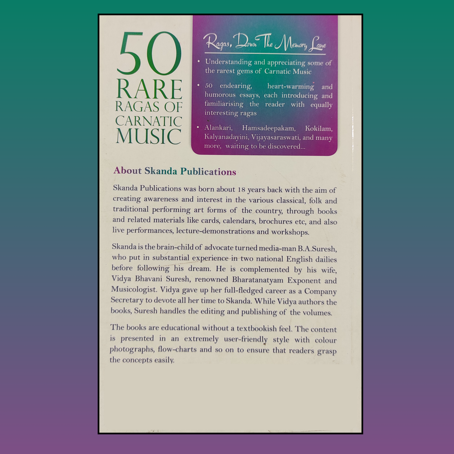 50 Rare ragas of carnatic music