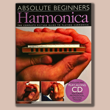 Absolute beginners harmonica book with CD