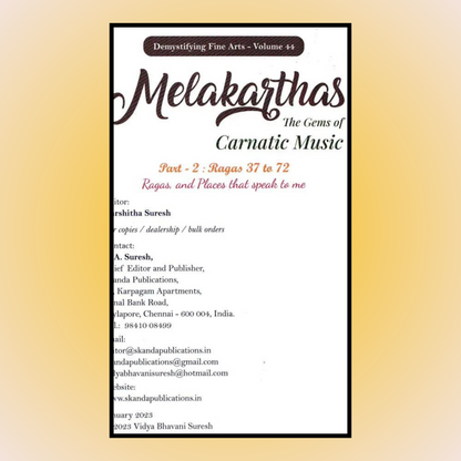 Melakarthas the gems of carnatic music volume 2