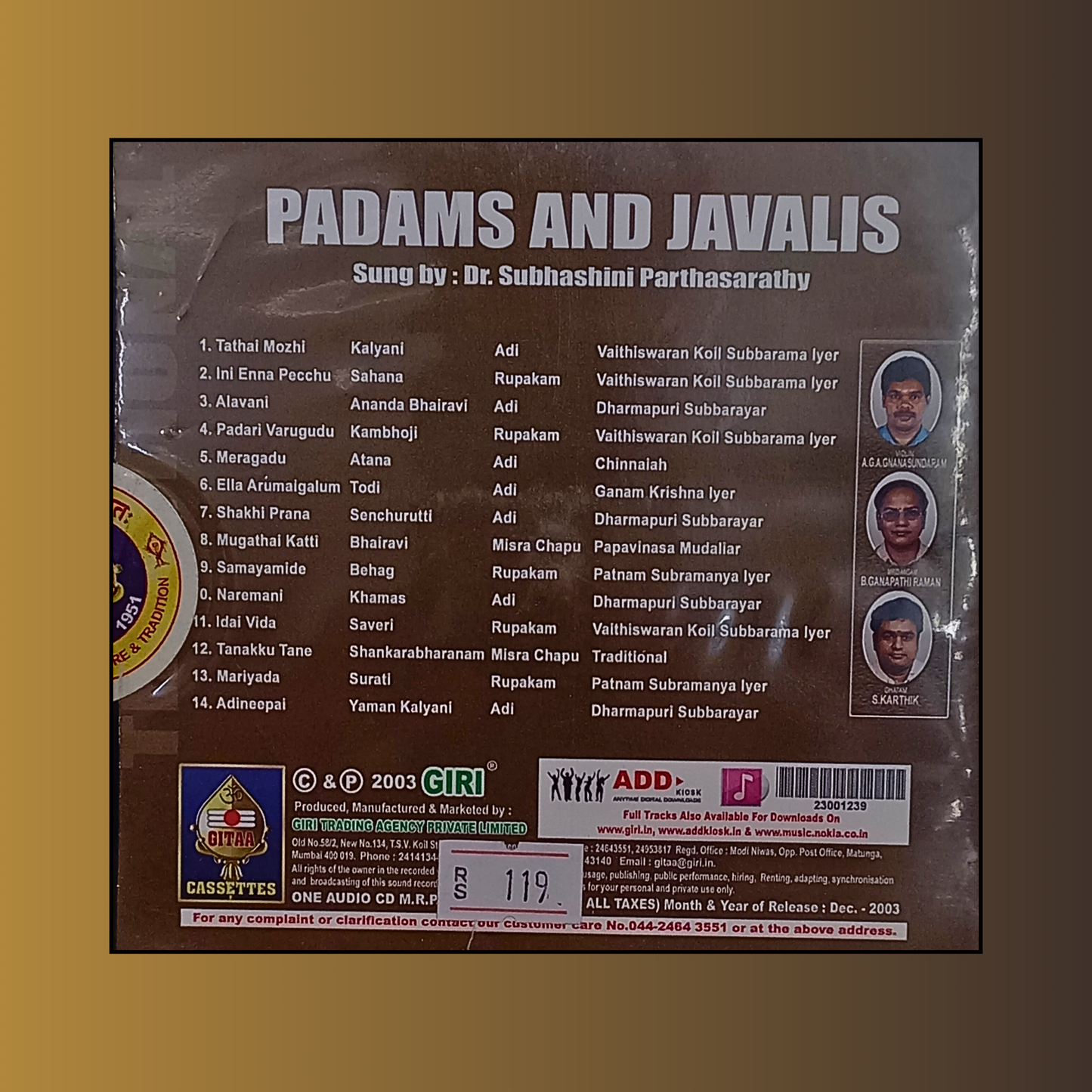 Padam & Javalis - CD Player