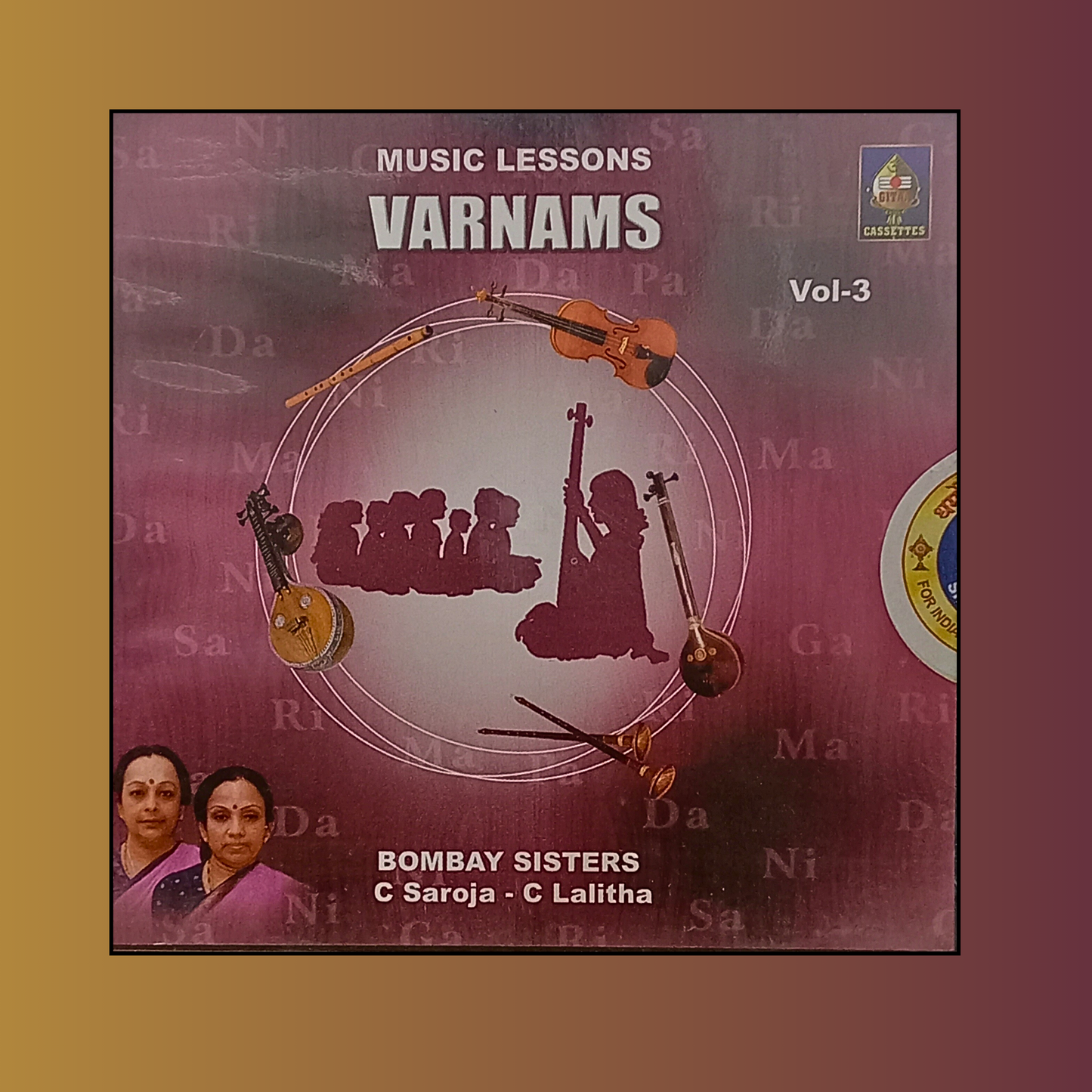 Varnams Vol 3 Tamil - CD Player